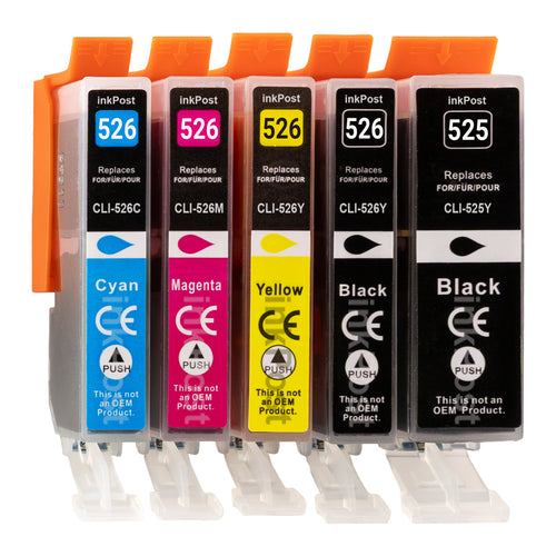 PGI-525/CLI-526XL Cartouches d’encre compatibles Canon – 1 Multipack