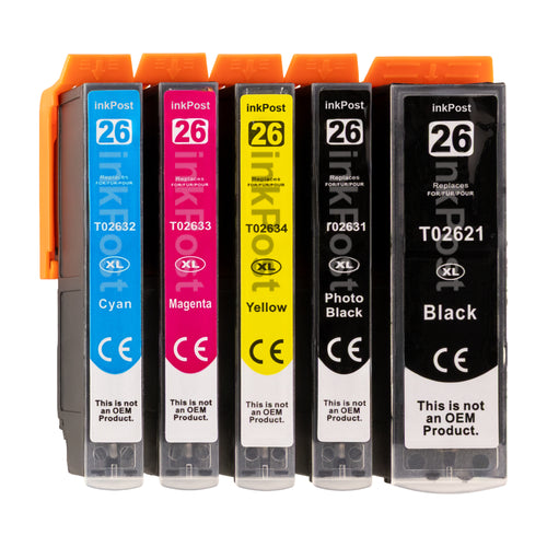 T26XL Cartouches d’encre compatibles Epson – 1 pack multipack