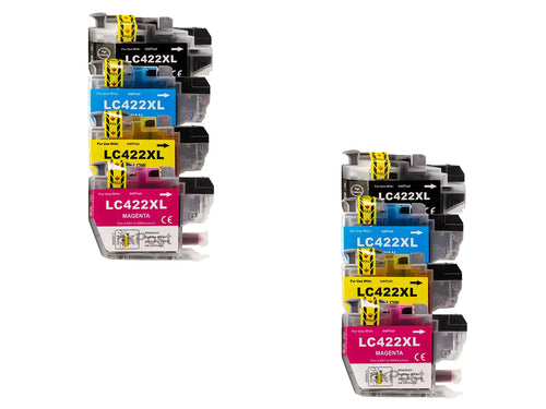 LC422XL Compatible – 2 Multipacks de Cartouches d’Encre Brother