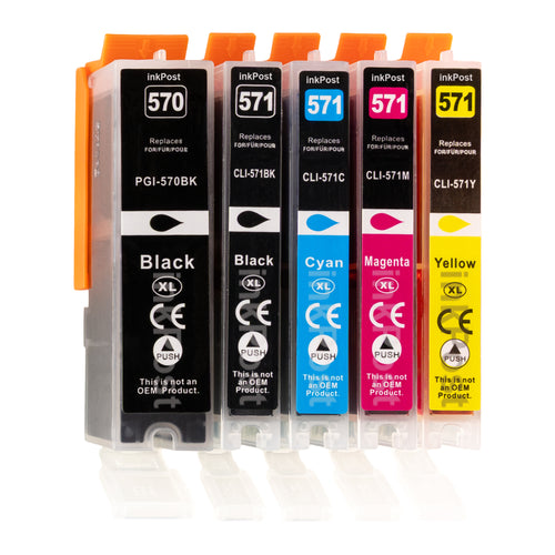 PGI-570/CLI-571XL Cartouches d’encre compatibles Canon – 1 multipack