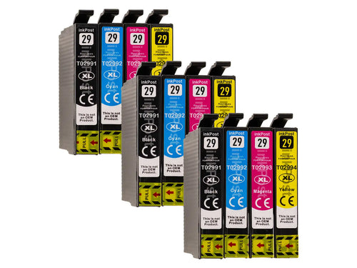 Epson 29XL Cartouches d’Encre Compatibles – Lot de 3 Multipacks