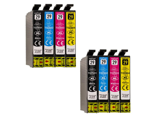 T29XL Cartouches d’encre compatibles Epson – 2 packs multiples