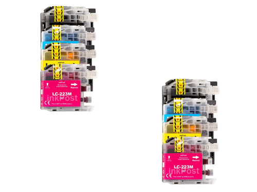 LC223 Cartouches d’encre compatibles Brother – 2 multipacks