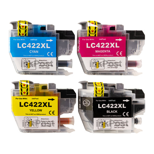 LC422XL Cartouches d’encre compatibles Brother – 1 pack multipack