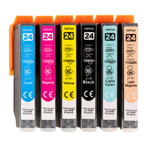 24XL Compatible Epson – Pack Multipack de Cartouches d’Encre