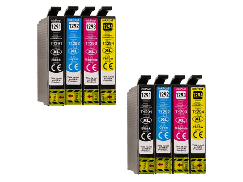 T1295 Cartouches d’encre compatibles Epson – 2 packs multiples