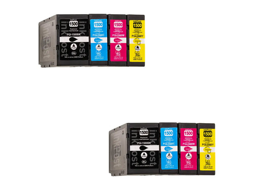 PGI-1500XL Cartouches d’encre compatibles Canon – 2 multipacks